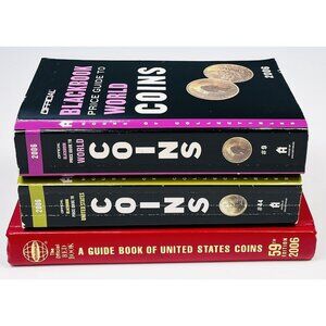 2006 Lot 3 Coin Collecting Price Guides & Guide Books Red Book Blackbook EUC